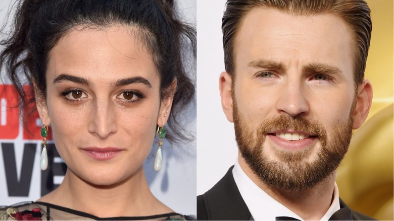 Jenny Slate and Chris Evans