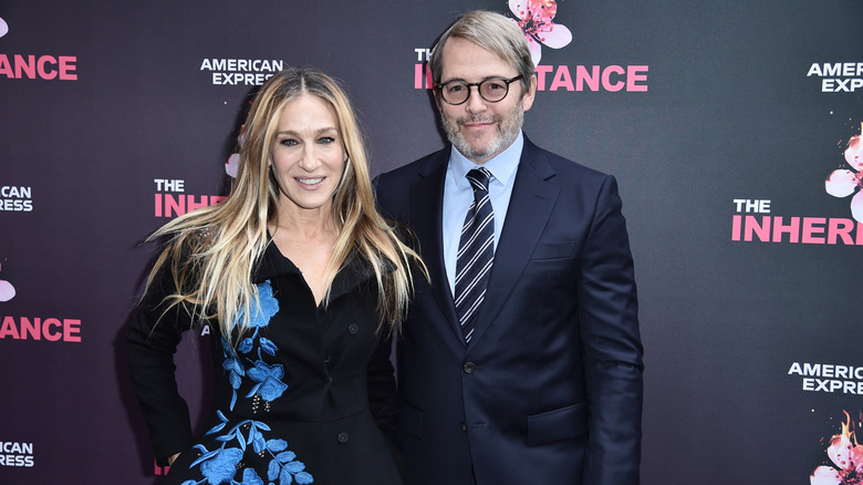 Sarah Jessica Parker and hubby Matthew Broderick at a movie premiere