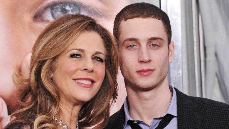 Rita Wilson and Chet Hanks smiling