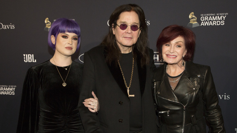Kelly Osbourne with her parents