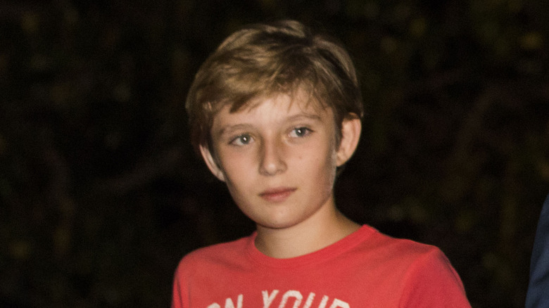 Barron Trump red tshirt