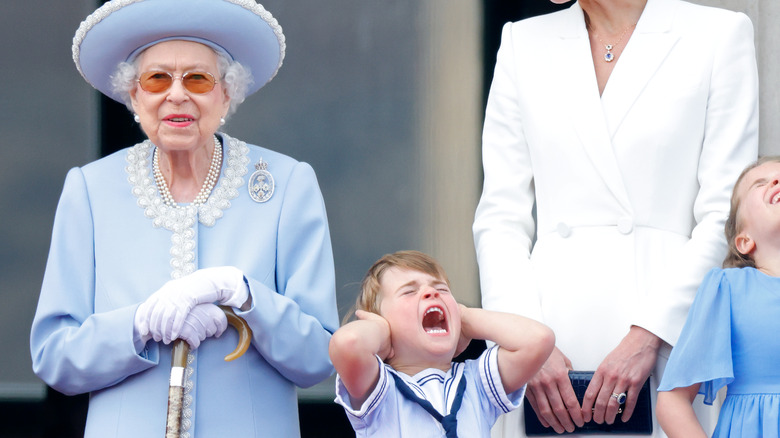 Prince Louis and Princess Charlotte having tantrums 
