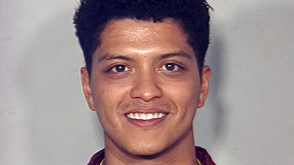 Bruno Mars' 2010 mugshot for drug possession 