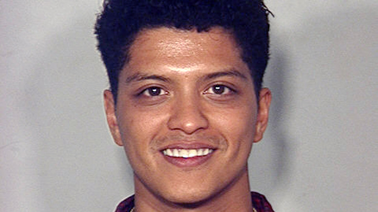 Bruno Mars' 2010 mugshot for drug possession