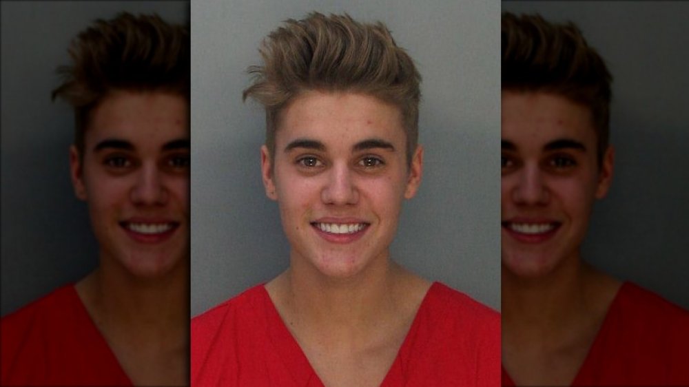 Justin Bieber mugshot for 2014 DUI arrest 