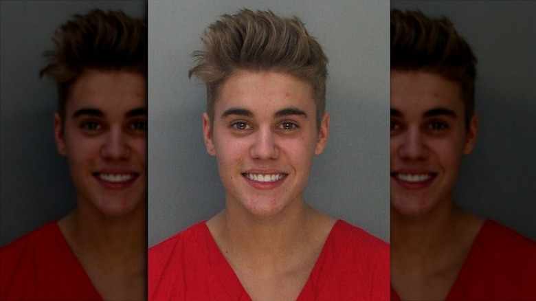 Justin Bieber mugshot for 2014 DUI arrest