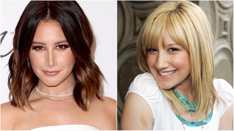 Ashley Tisdale nose job before and after 