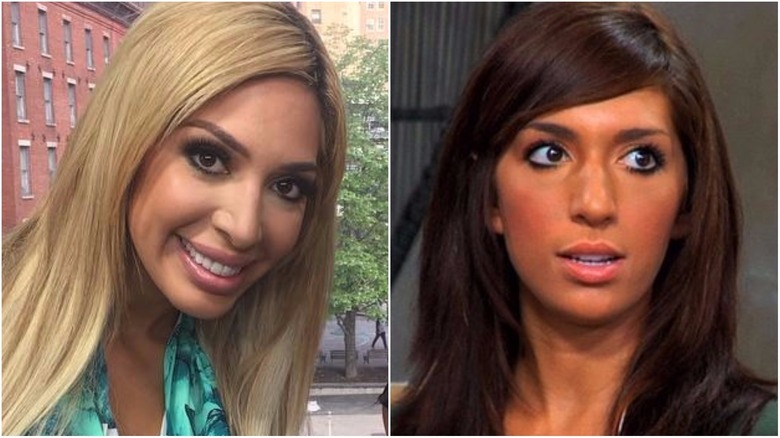Farrah Abraham nose job before and after 