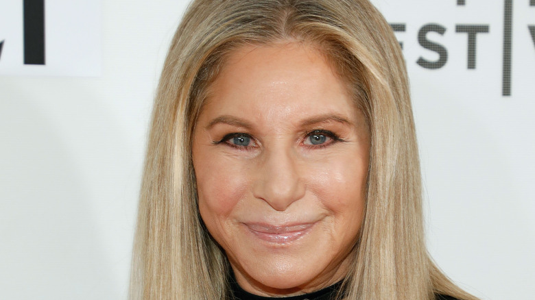 Barbra Streisand smiling