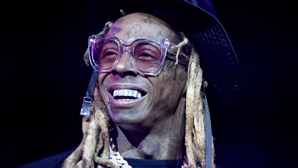 Lil Wayne wearing glasses