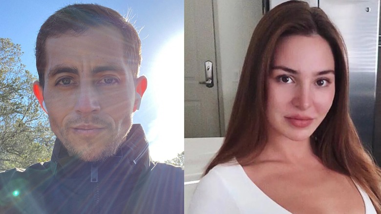 Jorge Nava and Anfisa Arkhipchenko instagram selfies