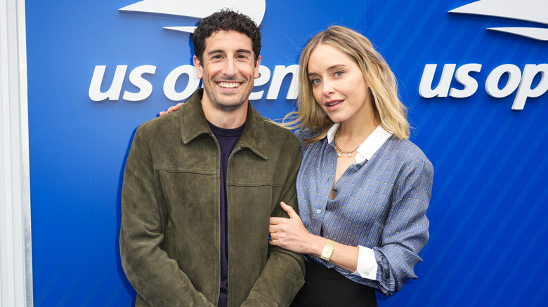 Jason Biggs and Jenny Mollen attend US open