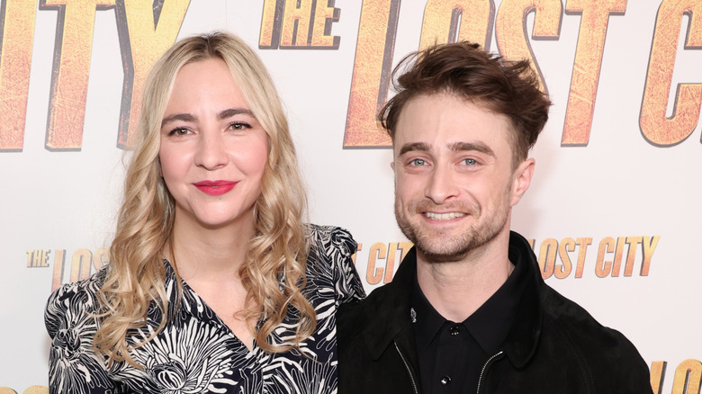 Erin Darke and Daniel Radcliffe smiling