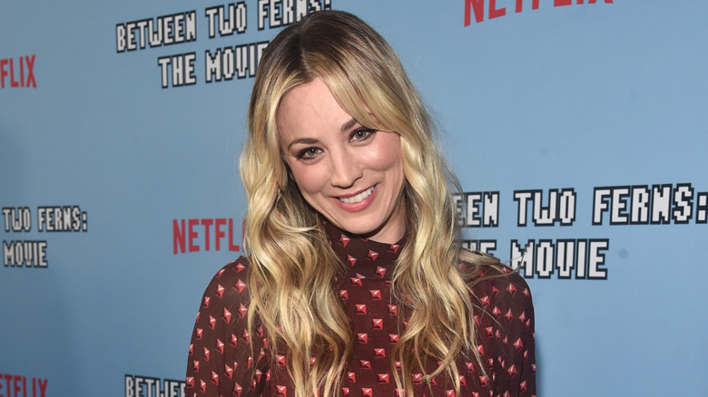 Kaley Cuoco smiling