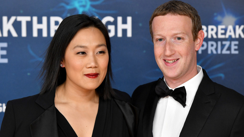 Dr. Priscilla Chan and Mark Zuckerberg