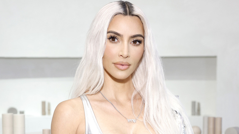 Kim Kardashian posing