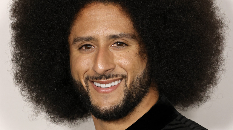 Colin Kaepernick smiling