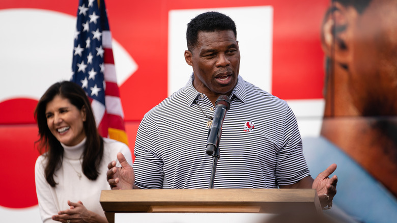 Herschel Walker speaking
