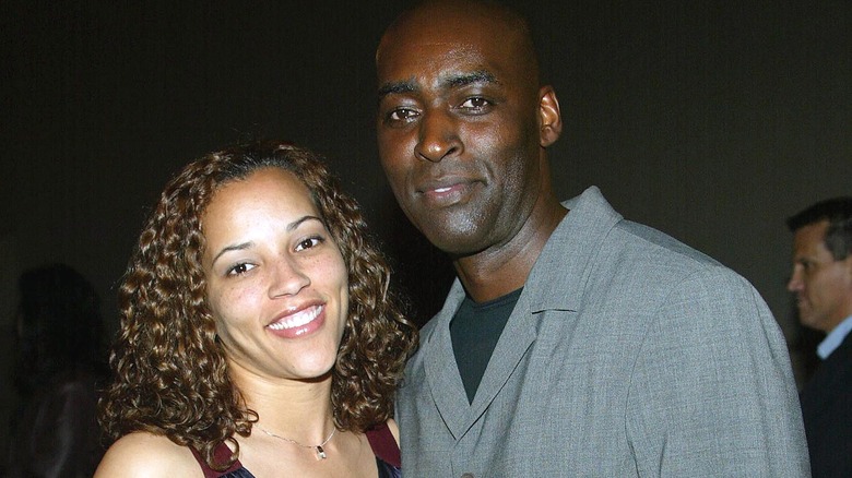 April Jace with Michael Jace