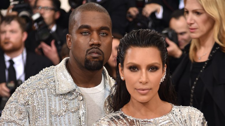 Kanye West and Kim Kardashian