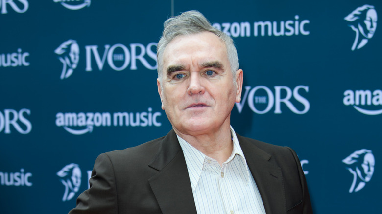 Morrissey posing