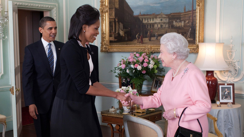 The Obamas and Queen Elizabeth II