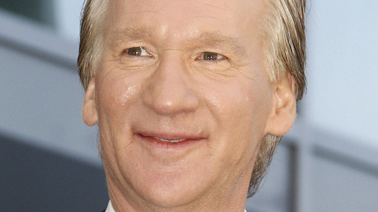 Bill Maher beaming