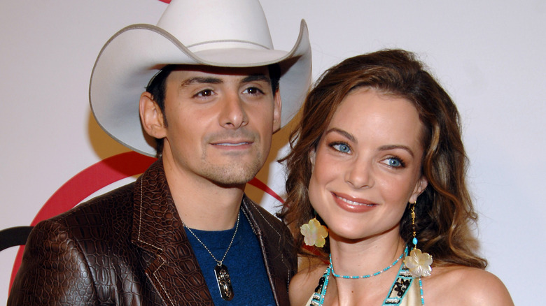 Brad Paisley with Kimberly Williams-Paisley smiling