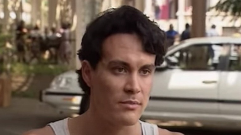 Brandon Lee doing an interview