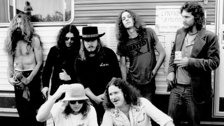 Lynyrd Skynyrd posing