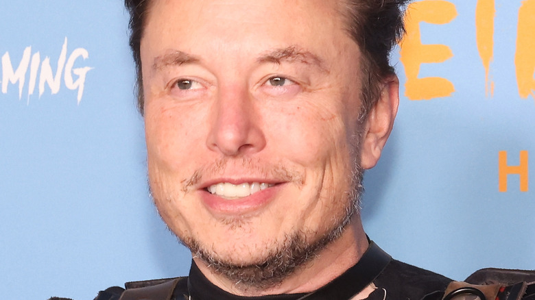 Elon Musk smiling