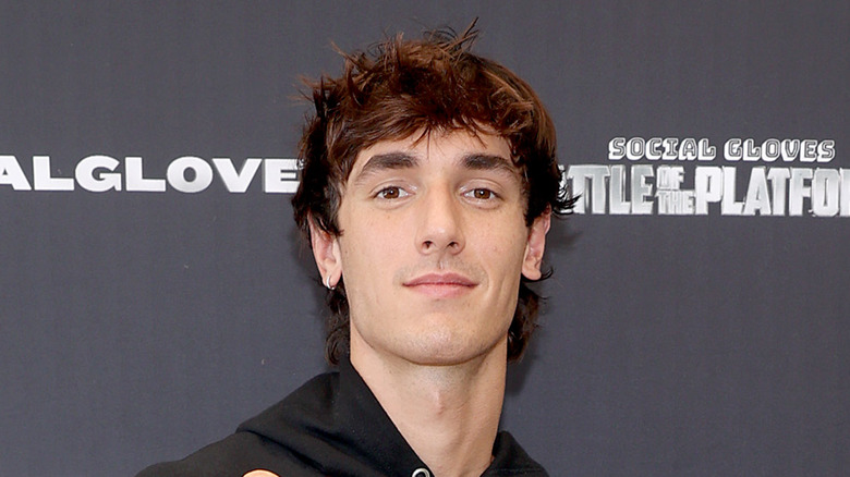 Bryce Hall at an event, slightly smiling