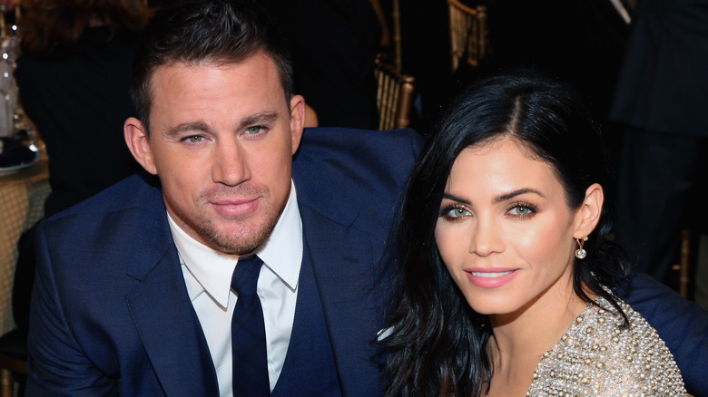 Jenna Dewan, Channing Tatum smiling