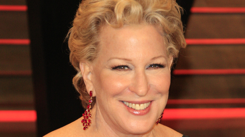 Bette Midler smiling at camera