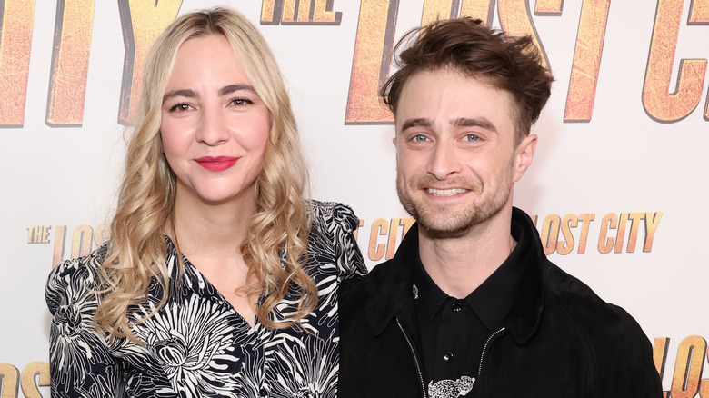 Erin Darke and Daniel Radcliffe smiling