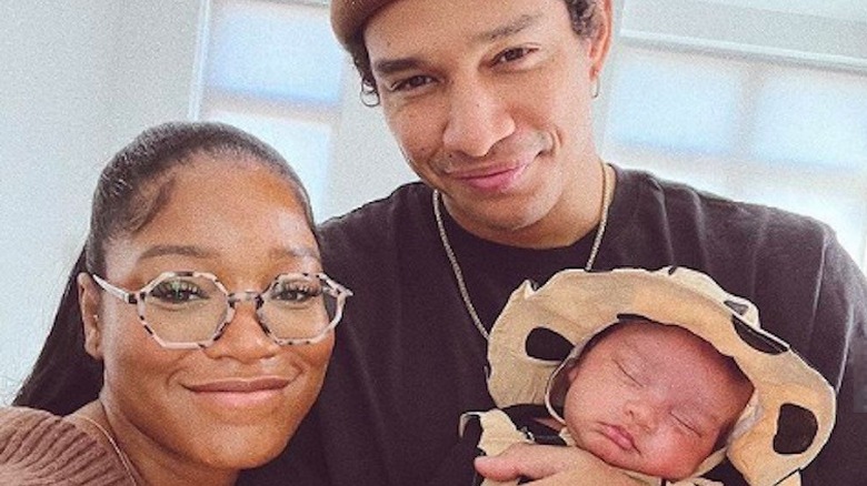 Keke Palmer, Darius Jackson and son Leo