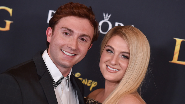 Daryl Sabara and Meghan Trainor smiling 