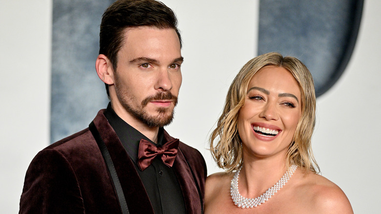 Matthew Koma and Hilary Duff smiling