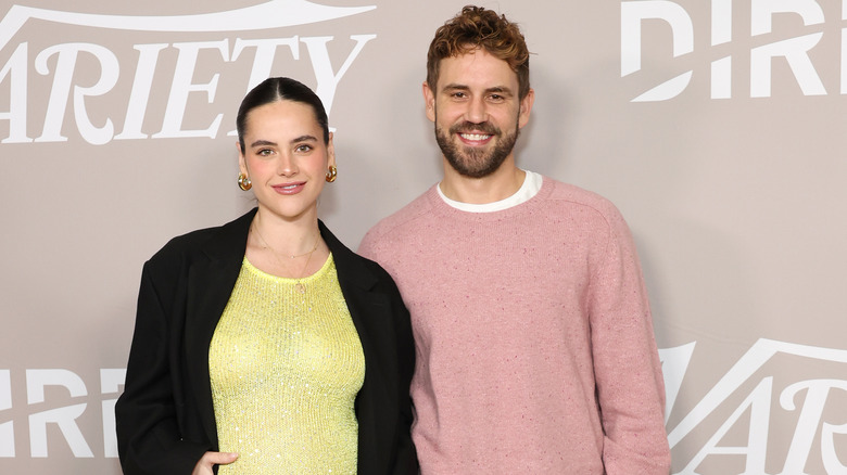 Natalie Joy and Nick Viall smiling