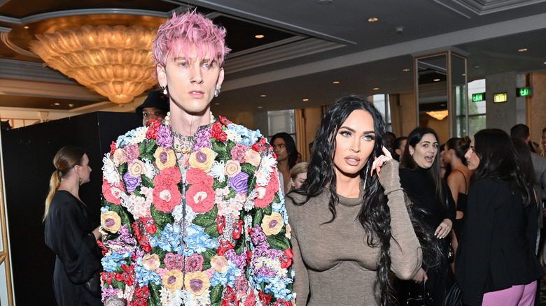 Machine Gun Kelly and Megan Fox attending the Daily Front Row's Sixth Annual Fashion Los Angeles Awards