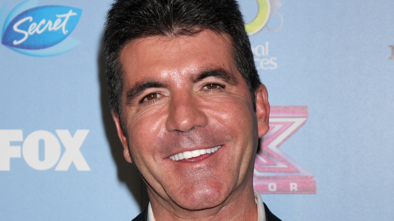 Simon Cowell smiling