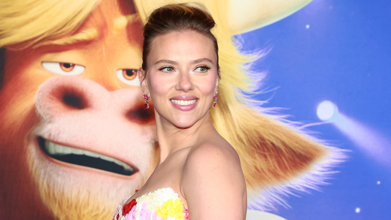 Scarlett Johansson smiling