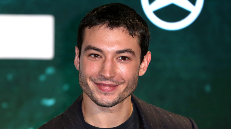 Ezra Miller smiling