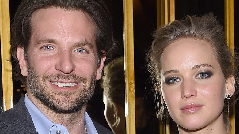 Bradley Cooper and Jennifer Lawrence at an event