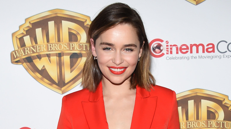 Emilia Clarke smiling