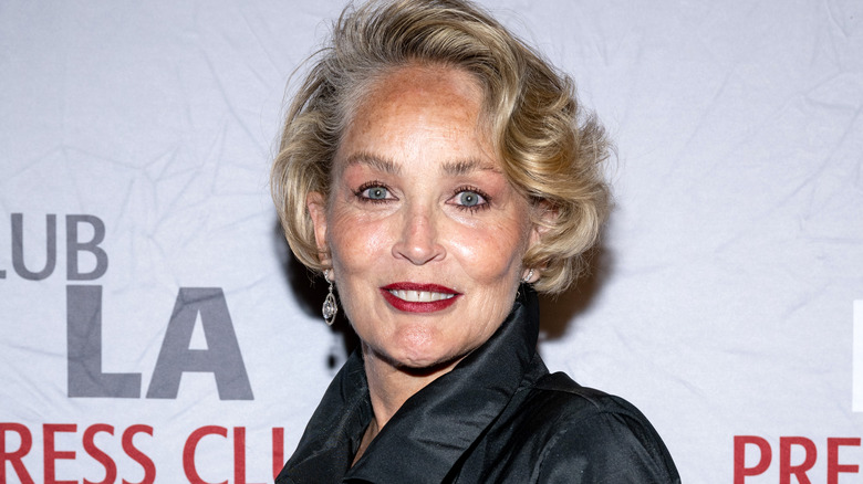 Sharon Stone smiling