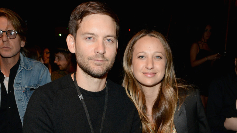 Tobey Maguire and then-wife Jennifer Meyer in 2016