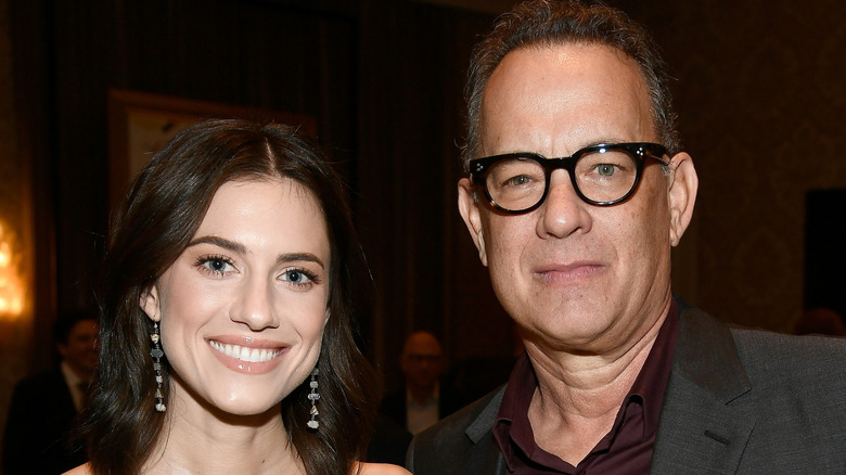 Allison Williams and Tom Hanks at the 2018 AFI Awards