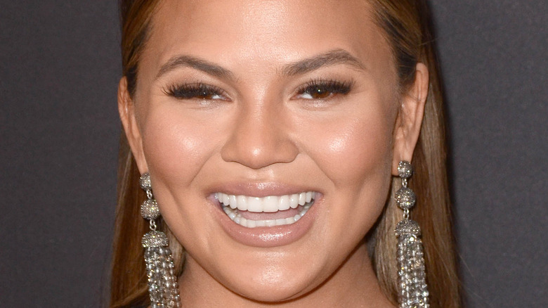 Chrissy Teigen smiling