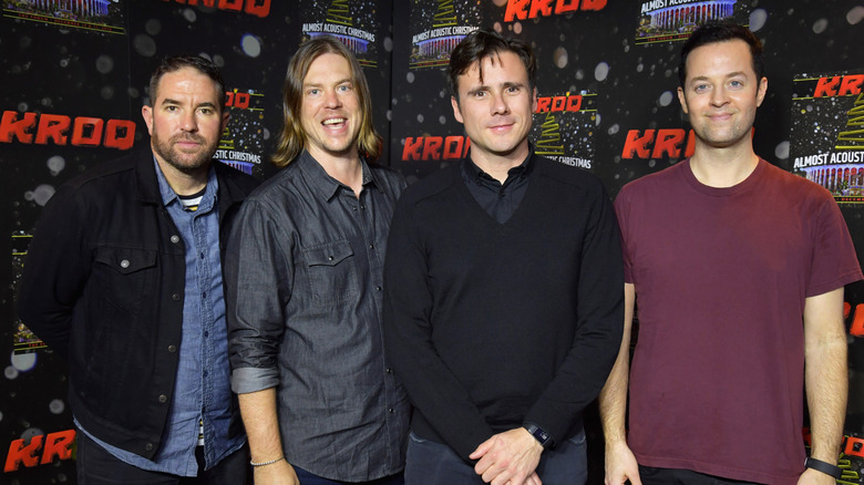 Jimmy Eat World standing on the red carpet